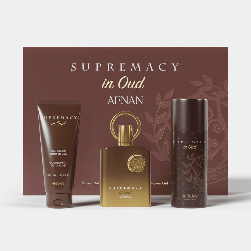 Supremacy in Oud Gift Set by Afnan 100ml Edp Unisex